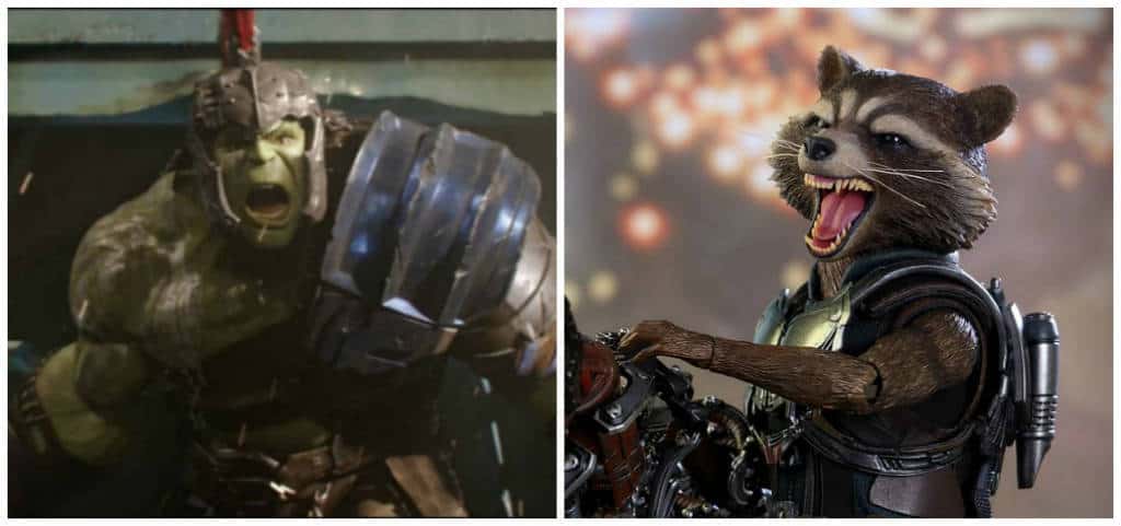 ¡Hulk se unirá a Rocket Raccoon en Avengers: Infinity War!