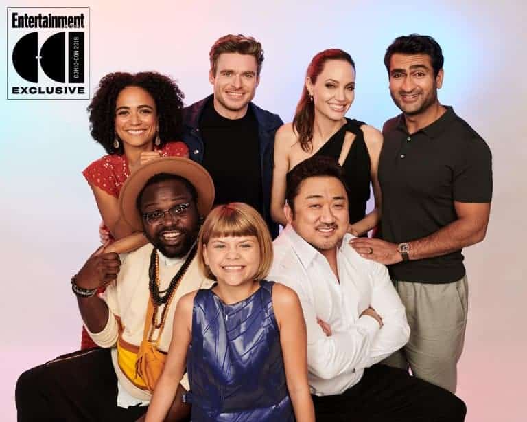 Primeros retratos de los actores de la película The Eternals de Marvel.