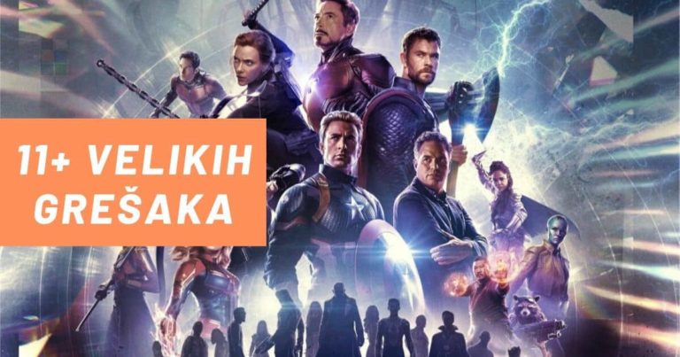 11+ Grandes Errores en la película Avengers: Endgame