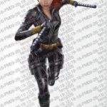 Imágenes promocionales de Marvel Black Widow filtradas en línea - muestran a Natasha en un nuevo traje y a TASKMASTER con un escudo.