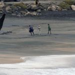 Imágenes de Marvel 'Los Eternos' desde el set revelan a Angelina Jolie como Thena en un traje de superheroína y otros personajes.