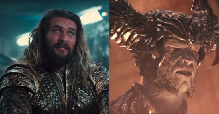 Liga de la Justicia': Jason Momoa revela una nueva imagen en la que Aquaman apuñala a Steppenwolf.