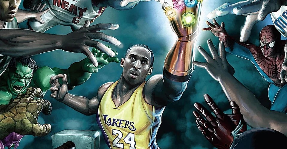Marvel le dio a Kobe Bryant el Guantelete del Infinito y convirtió a la estrella de la NBA en Iron Man.