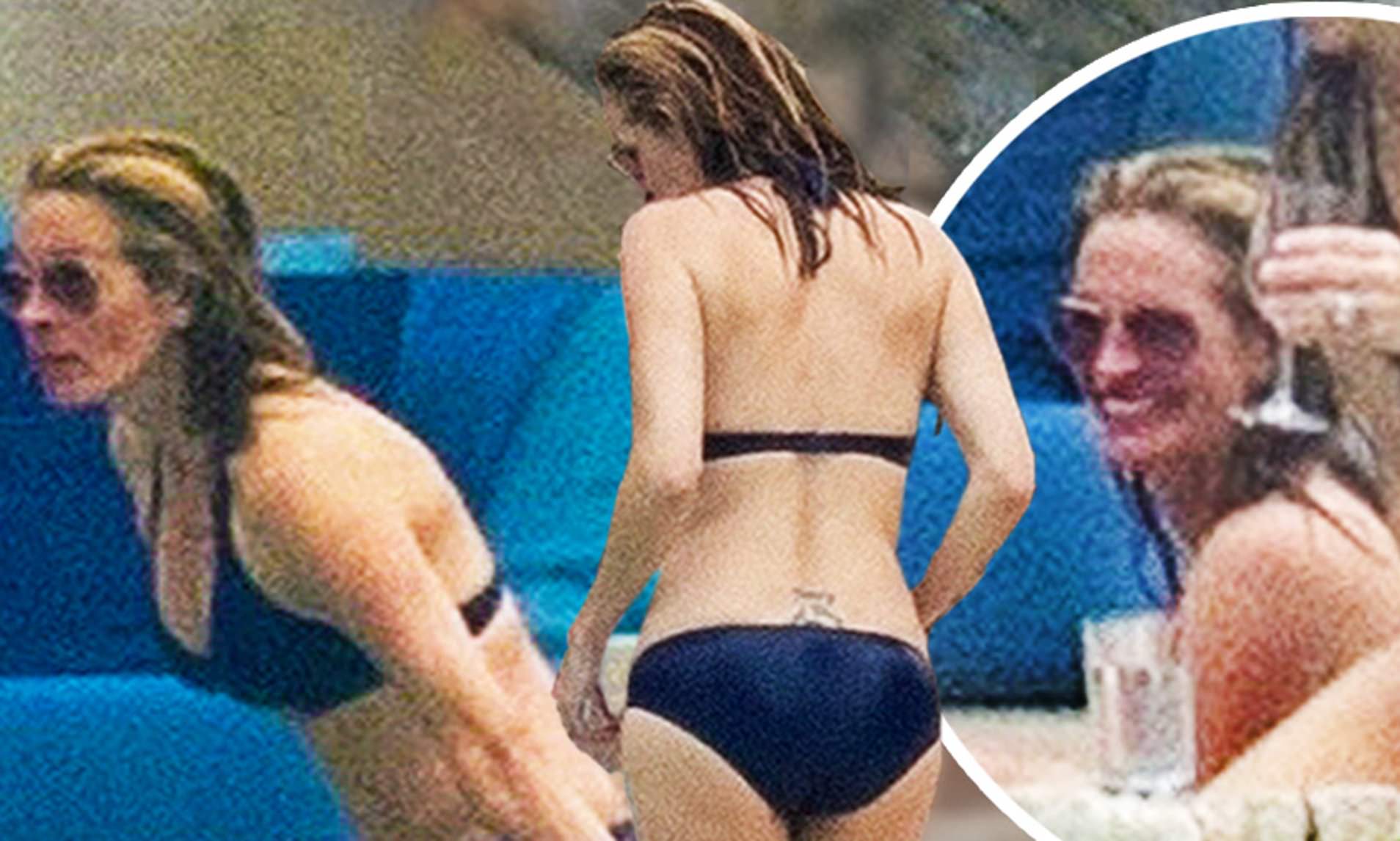 Julia Roberts (52) muestra su increíble cuerpo y un tatuaje en la espalda en un diminuto bikini.