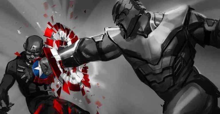 Avengers: Endgame tenía otra idea para romper el escudo del Capitán América (imágenes en el artículo)