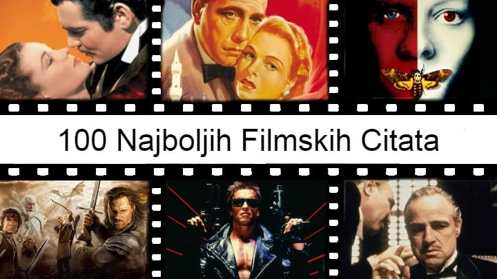 100 Mejores citas de películas de todos los tiempos