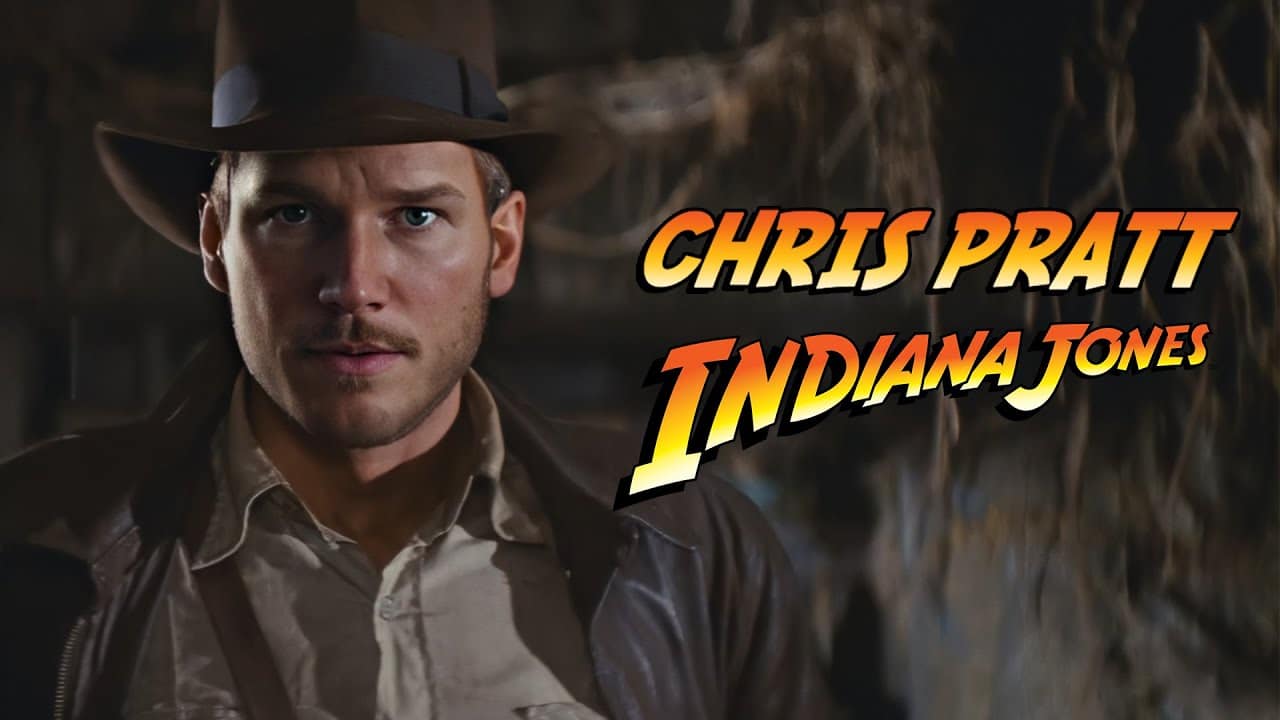 Chris Pratt es Indiana Jones en un nuevo video 'deepfake