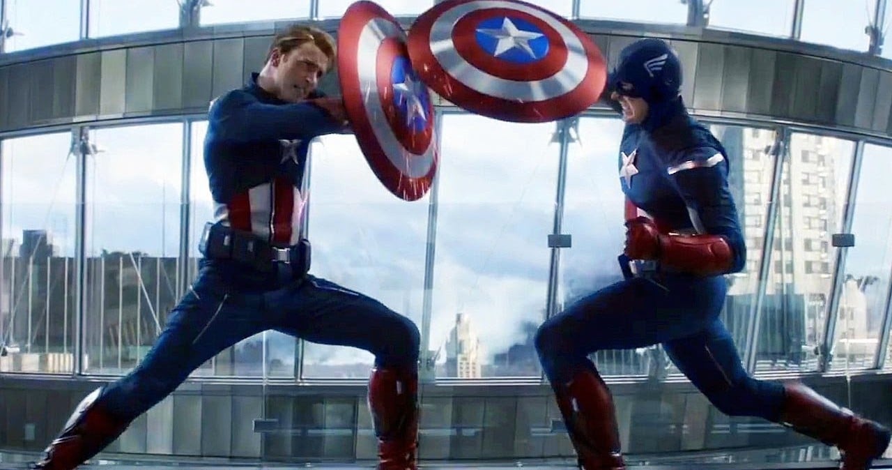 Avengers: Endgame - el doble de Capitán América revela un nuevo video de Cap vs. Cap.